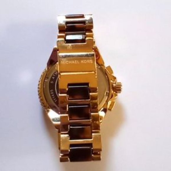 Michael Kors Camille Pave Gold-Tone Women's Watch - Color (Tortoise) - Picture 8 of 12